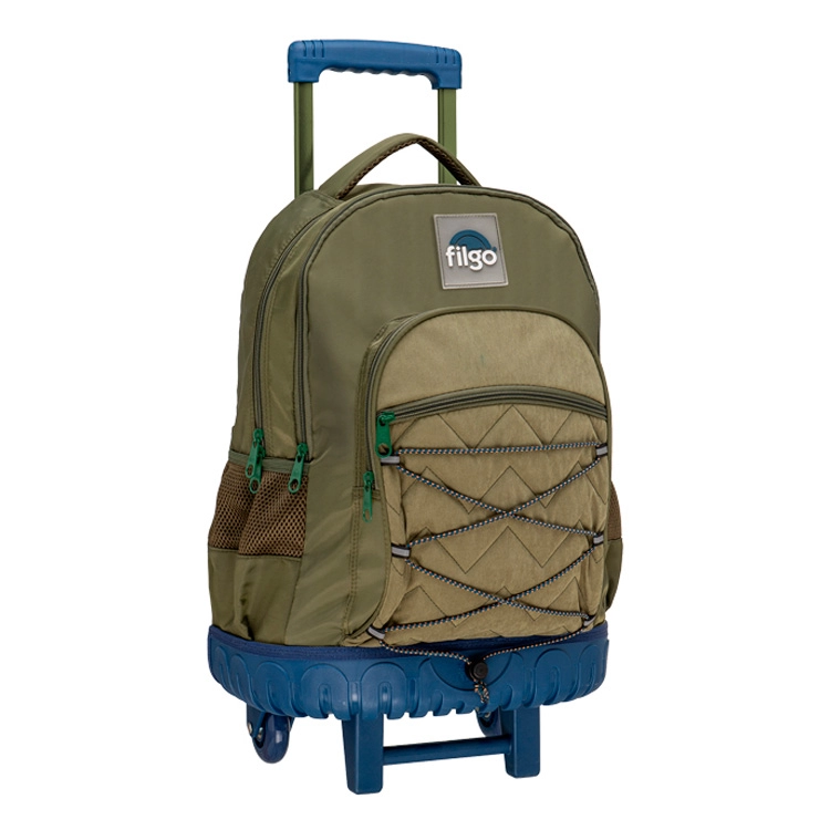 Mochila Escolar Filgo 2026 Keiway Reload 18" Explorer Con Carro Art.MO26-TKWAYR-018